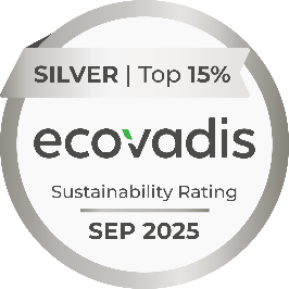 EcoVadis Silver – Top 15 % – September 2025